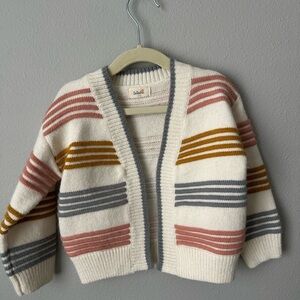 NWOT!! Tullabee 2T/3T Striped Knit Cardigan